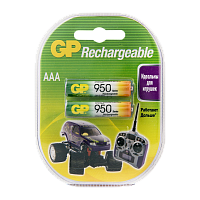Аккумулятор бытовой GP HR03 AAA BL2 NI-MH 950mAh в пластиковой упаковке (2/20/200) R