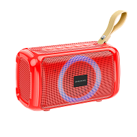 Портативная колонка Borofone BR17 bluetooth 5.1 FM/TF/USB/AUX красный (1/50)