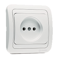 Розетка Makel Mimoza 1гн. 16A белый 12022 (1/12)