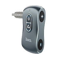 Ресивер автомобильный HOCO E73 bluetooth 5.0 серый (1/20/200)