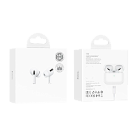 Наушники вставные HOCO EW68 bluetooth 5.4 с микр. белый (1/14/140)