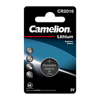 Батарейка Camelion CR2016 BL1 Lithium 3V годен до 10.2023 г. (1/10/1800) 