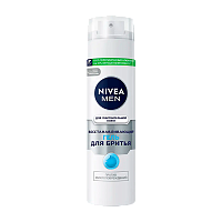 Гель для бритья Nivea Восстанавливающий для чувствительной кожи 200мл (1/12)