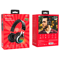 Наушники полноразмерные Borofone BO8 bluetooth 5.0 с микр. черный (1/12/36) 