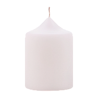 Свечи интерьерные Волшебная страна Deco 1шт. белый (1/19)