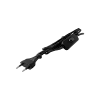 Кабель питания Прогресс для бра 1.7м 10A 2x0.5мм² с переключателем черный (1/200)