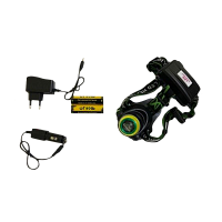 Фонарь налобный Без бренда HT-303-P50 от аккумулятора 4 режима черный