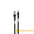 Кабель HOCO U39 USB (m)-Type-C (m) 1.2м 2.4A ткань золотой черный (1/24/240)