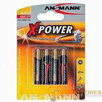 Батарейка ANSMANN X-POWER  LR03 BL4