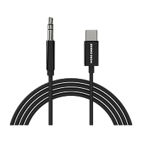 Кабель AUX MORE CHOICE UK22a Jack 3.5mm (m)-Type-C (m) 2м ПВХ черный (1/36/360)