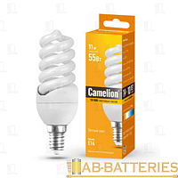 Лампа энергосберегающая Camelion T2 E14 11W 4200К 220-240V спираль (1/5/25/100)
