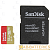 Карта памяти microSD SanDisk Extreme Action Cameras 32GB Class10 UHS-I (U3) 100 МБ/сек V30 с адаптер