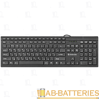 Клавиатура проводная Defender SB-550 BlackEdition классическая USB 1.5м черный (1/20)