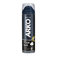 Пена для бритья Arko BLACK 200мл с активированным углем (1/24)