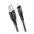 Кабель HOCO U93 USB (m)-Lightning (m) 1.2м 2.4A нейлон черный (1/22/220)