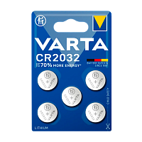 Батарейка Varta ELECTRONICS CR2032 BL5 Lithium 3V (6032) (5/50/500)