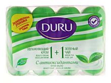 Крем-мыло Duru 1+1 зеленый чай 80г 4шт.