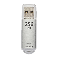 Флеш-накопитель Smartbuy V-Cut 256GB USB3.0 пластик серебряный