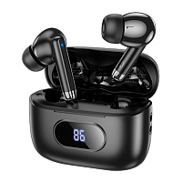 Наушники внутриканальные HOCO EQ2 Plus bluetooth 5.4 с микр. дисплей черный