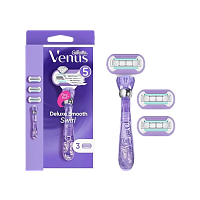 Бритва Gillette "VENUS Swirl" 5 лезвий 3 кассеты