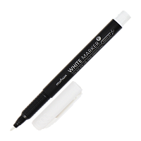 Маркер перманентный MunHwa WHITE MARKER WPM-05 1.0мм спирт белый (1/12/144/576) 