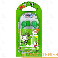 Наушники внутриканальные Smartbuy Color Trend зеленый (1/20/320)