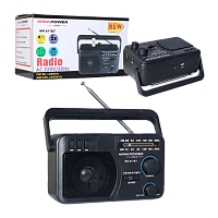 Радиоприемник MRM-Power MR-617BT пластик SD/microSD Jack3.5 bluetooth 5.0 черный (1/40)