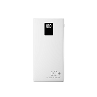 Внешний аккумулятор MORE CHOICE PB32S-10 Smart 10000mAh 3.0A 3USB/Type-C QC3.0 белый