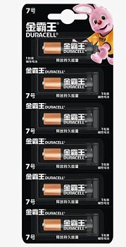 Батарейка Duracell CN Basic LR03 AAA BL6 Alkaline 1.5V отрывные (Китай) (6/48/576) 