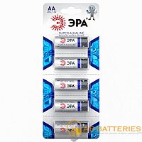 Батарейка ЭРА Super LR6 AA BL5 Alkaline 1.5V отрывные (5/60/600/16800) 