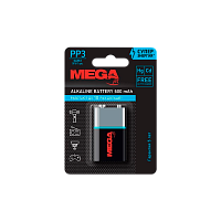 Батарейка Promega Крона 6LR61 BL1 Alkaline 1.5V (1/12/192/4608) 