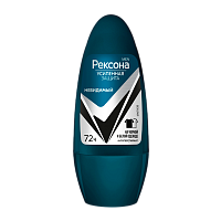 Дезодорант мужской Rexona Невидимый на Черном и Белом роликовый 50мл (1/6) 