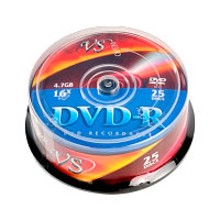 Диск DVD-R VS 4.7GB 16x 25шт. Б/УП (25/600) 