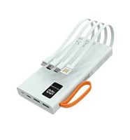 Внешний аккумулятор MORE CHOICE PB22-10 10000mAh 2.1A 2USB/Type-C/MicroUSB фонарик белый (1/10/100)
