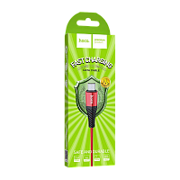 Кабель HOCO X38 USB (m)-microUSB (m) 1м 2.4A нейлон красный (1/30/300)