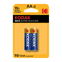 Батарейка Kodak MAX LR6 AA BL2 Alkaline 1.5V (2/40/200/13200)