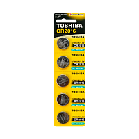Батарейка Toshiba CR2016 BL5 Lithium 3V (5/100/12000)