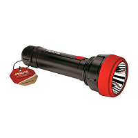 Фонарь туристический Рекорд PM-450 от аккумулятора черный красный (1/6/48)