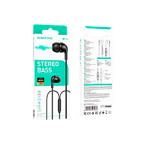 Наушники внутриканальные Borofone BM83 с микр. черный (1/420)