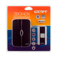 Беспроводной звонок Старт 006 черный (1/30/60)