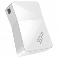 Флеш-накопитель Silicon Power Touch T08 16GB USB2.0 пластик белый  | Ab-Batteries | Элементы питания и аксессуары для сотовых оптом