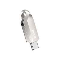 Флеш-накопитель HOCO UD8 16GB USB3.0 Type-C (m) металл серебряный (1/50) 