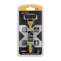 Бритва Kodak "ULTRA Premium Razor 5" 5 лезвий 4 кассеты (1/12/48) 