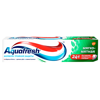 Зубная паста Aquafresh Мягко-Мятная 100мл (1/12)