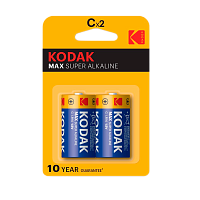 Батарейка Kodak MAX LR14 C BL2 Alkaline 1.5V (2/20/200/6000)