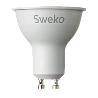 Лампа светодиодная Sweko RAP16 GU10 7W 3000К 230V (1/5/100)