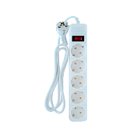 Сетевой фильтр Старт SP 5р.С/З 10A 3.0м с выкл. белый