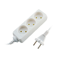 Удлинитель Старт S 3р.Б/З 10A 3.0м 2x0.75мм² IP20 белый (1/20)