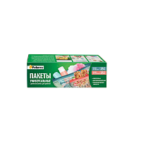 Пакет универсальный Paterra «Монстера» 20.5см+26.5см x 20.5см+24см ПВД с замком (1/12)