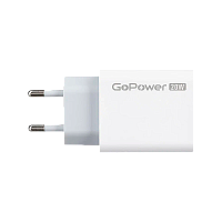 Сетевое З/У GoPower GPQC08 1USB+1Type-C 20W QC3.0 белый 